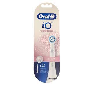 Oral-B iO Gentle Care Toothbrush Replacements Brush Heads Refills White 2ct